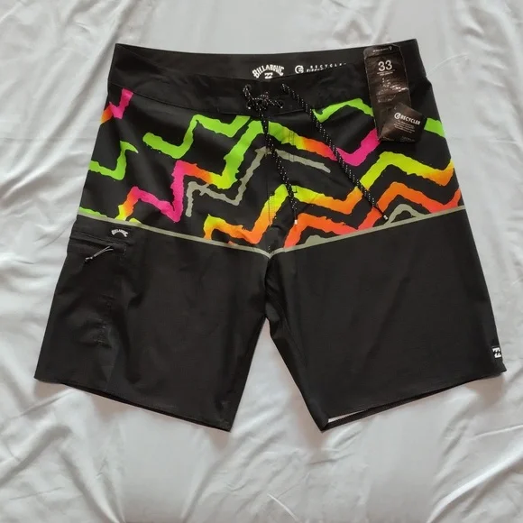 169. Billabong Fifty50 Airlite Boardshorts | Color : Black, Multicolor - Picture 3 of 9